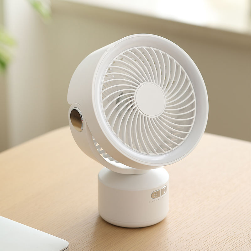 DULGE Multifunctional Indoor Outdoor Rechargeable Fan with Light