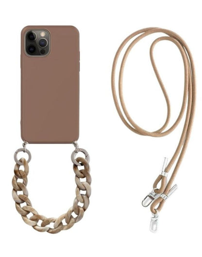 Wrist Neck Strap Trendy iPhone Case