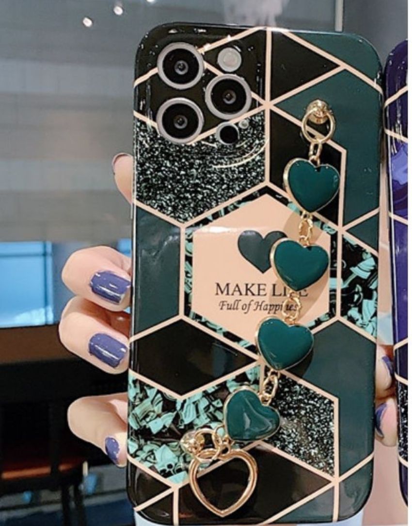 Marble Love Heart Bracelet IPhone Case